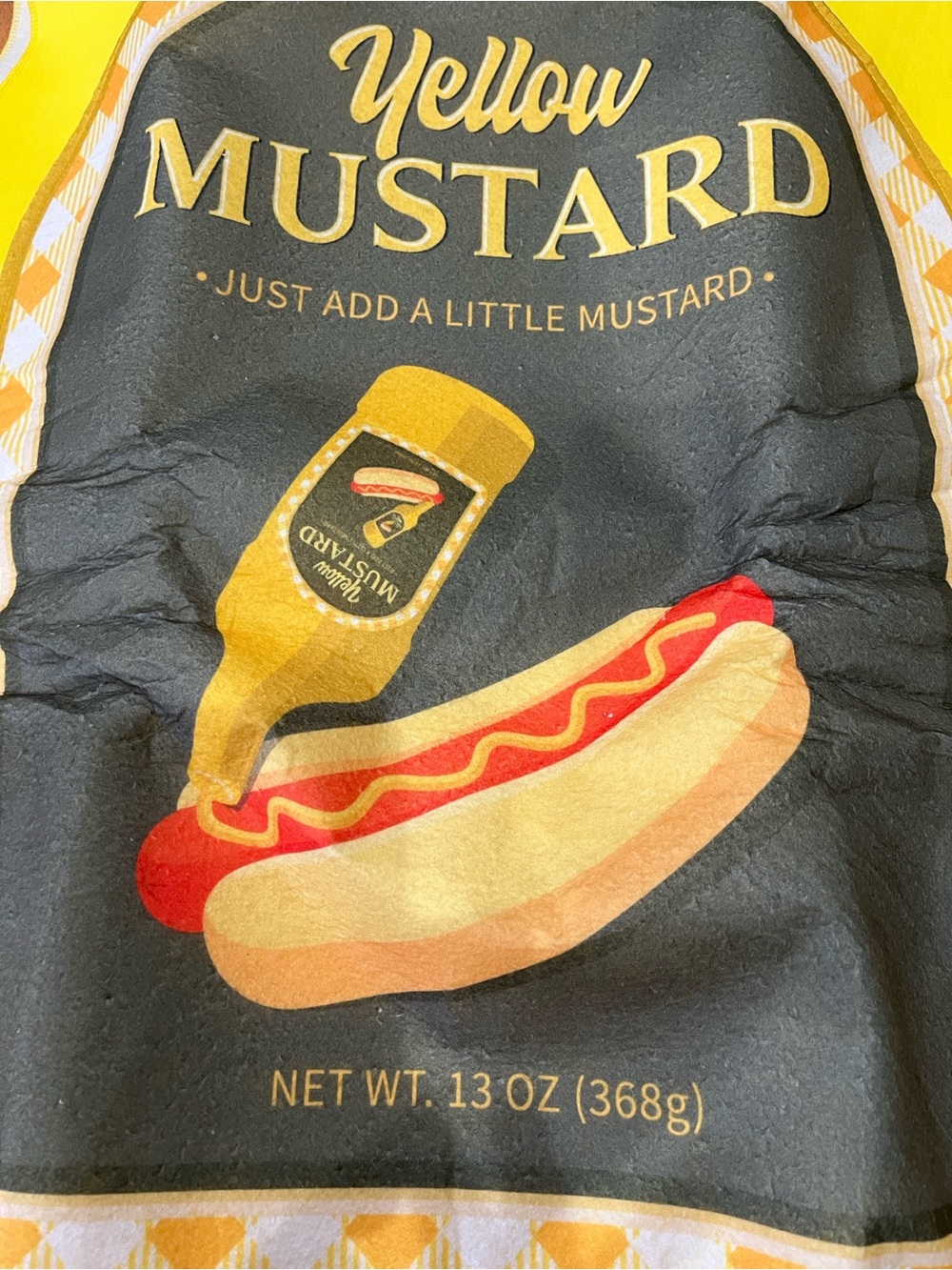 Adult mustard costume